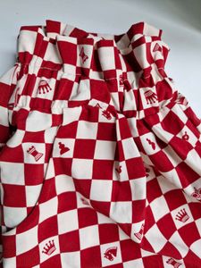 Women Pant Chess Board Design