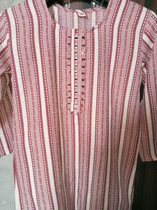 Striped Print Top