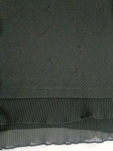 Elegant Black Layered Top