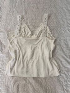 Vintage Laced White Top 🤍