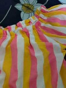 Striped Off-Shoulder Top
