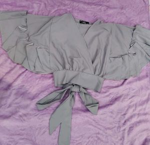 Unquie fancy wrap Style Top