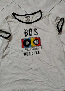80s Music White Tshirt