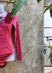 I. SEXY VELVET BODYSUIT