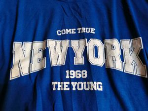 Blue &#39;New York&#39; T-Shirt