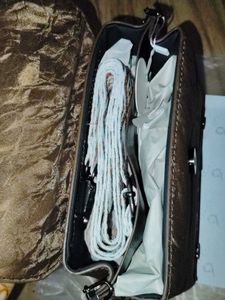 Stylish siling bag velvet shine material used