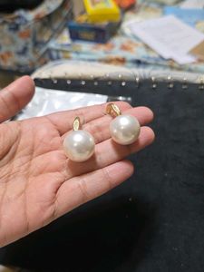Big Pearl Earrings