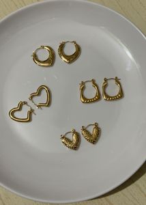 Classic 18K Gold-Plated Hoop Earrings Everyday E