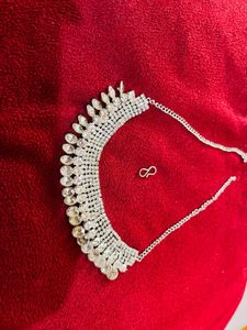 Elegant Diamond Necklace new with tag