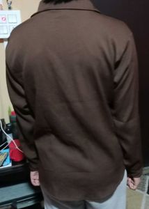 Brown Casual Asthetic Shirt