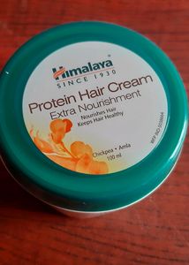Himalaya Protein Hair Cream | Controls Hair Damage & Improves Hair Conditioning | Non Sticky Oil Replacement Hair Cream| With Chickpea & Amla | For Women & Men | 100 ml
