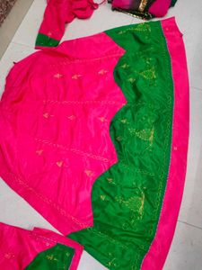 Beautiful Magenta pink Rajputi Dress