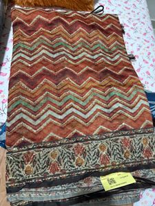 Kantha With Sequins Work Saree