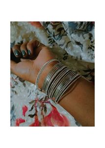 Silver Bangle Set