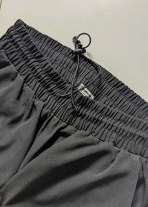 Black Elastic Waist Pants
