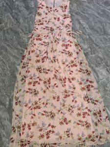 Peach Maxi Dress