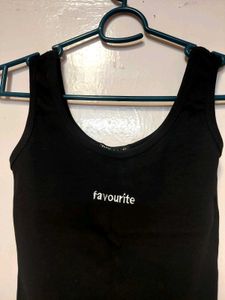 Black Favourite Tank Top