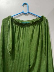 Green Palazzo Pants