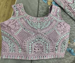 Lavender Heavy Designer Lehenga