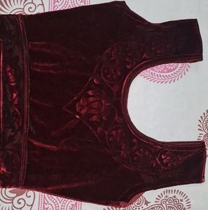 Velvet Crop top