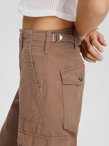 Bershka Cargo With Adjustable Belt