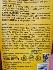 Sunscreen SPF 50 &amp; 45