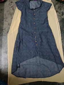 Striped High-Low Tunic