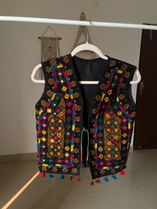 BOHEMIAN ETHNIC MIRROR WORK WAISTCOAT