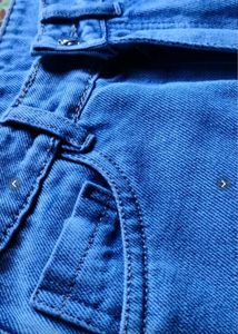 Ripped Wide-Leg Denim Jeans