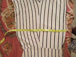 White Stripped Jumpsuit