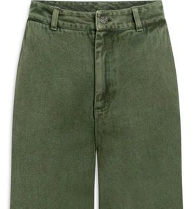 Nue Notes Flared Green  Denim