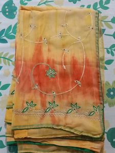 Newly Embroidered Sari