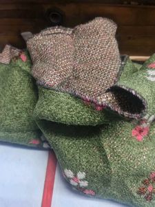 Floral Green Cardigan 1