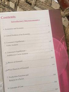 Class 11 Microeconomics Book