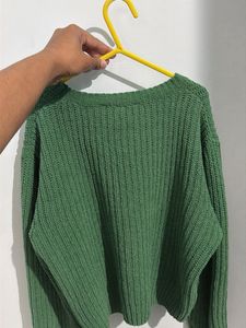 Green Knit Sweater