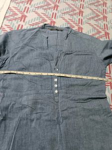 Zara Brand Beautiful Shirt Denim  Cotton