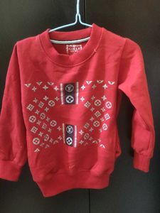Cute Red Kids Sweatshirt