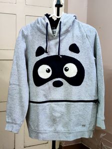 💥BUY1GET1💥 women&#39;s cute grey hoodie panda handloomed