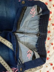 Pink Top And Blue Shorts For Kids