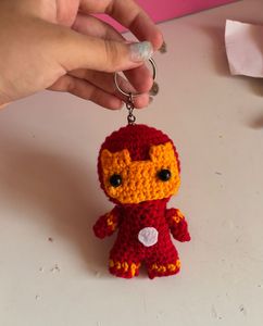 Crochet Marvel Keychain!!