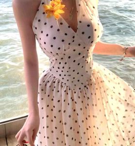 Polka Dot Maxi Dress