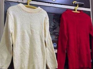 Red Knit Turtleneck