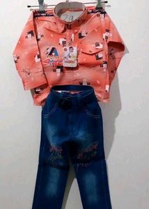 Boys Outfit - Shirt & Jeans