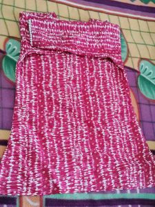 Pink Patterned Kurti