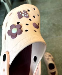 Pink Crocs