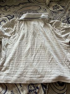 Striped Graphic Polo Shirt