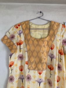 Floral Print Kurta Set