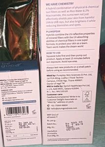 Plum Sunscreen SPF 50