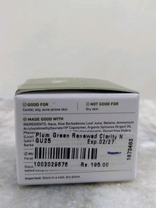 Plum Green Tea Night Gel
