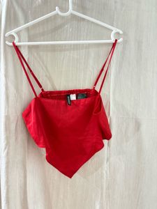 Red Spaghetti Strap Top